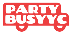 Party Bus Logo Red